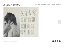 Tablet Screenshot of jessicaburko.com